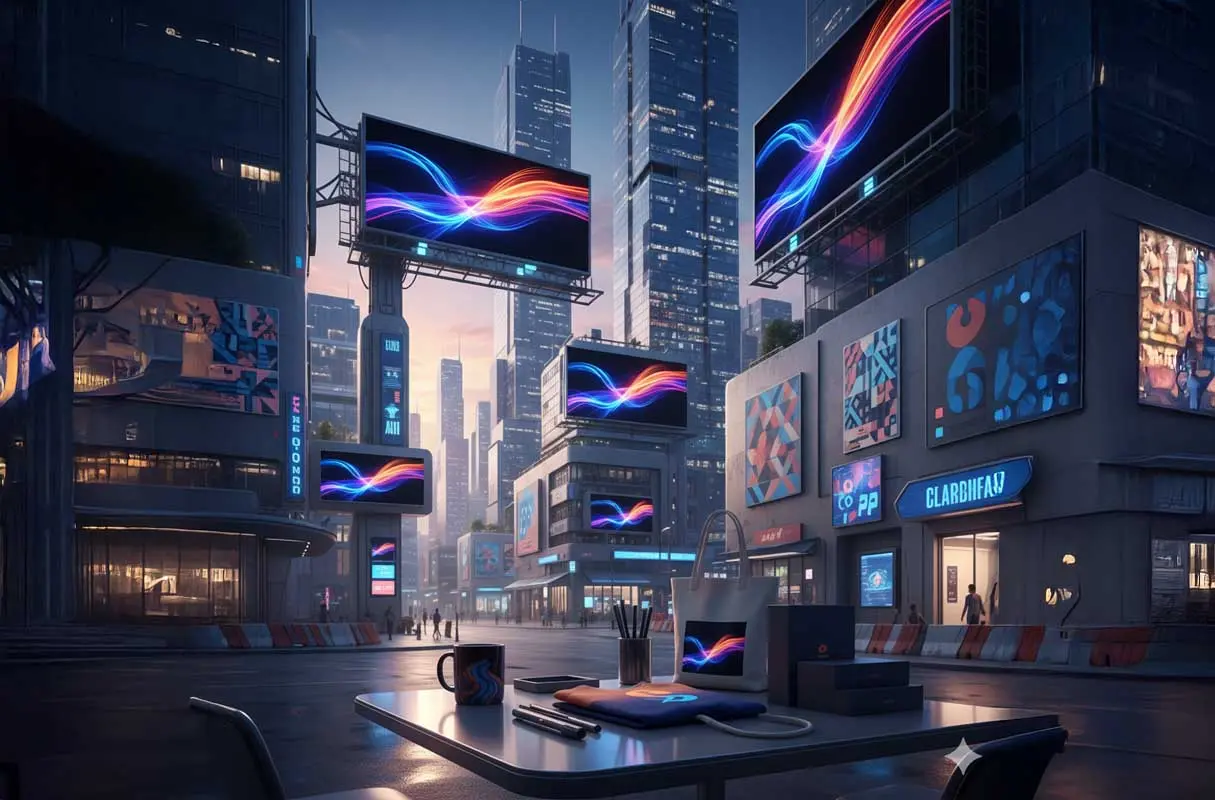 Çöl reklamları və promo məhsullar üçün dizayn işləri